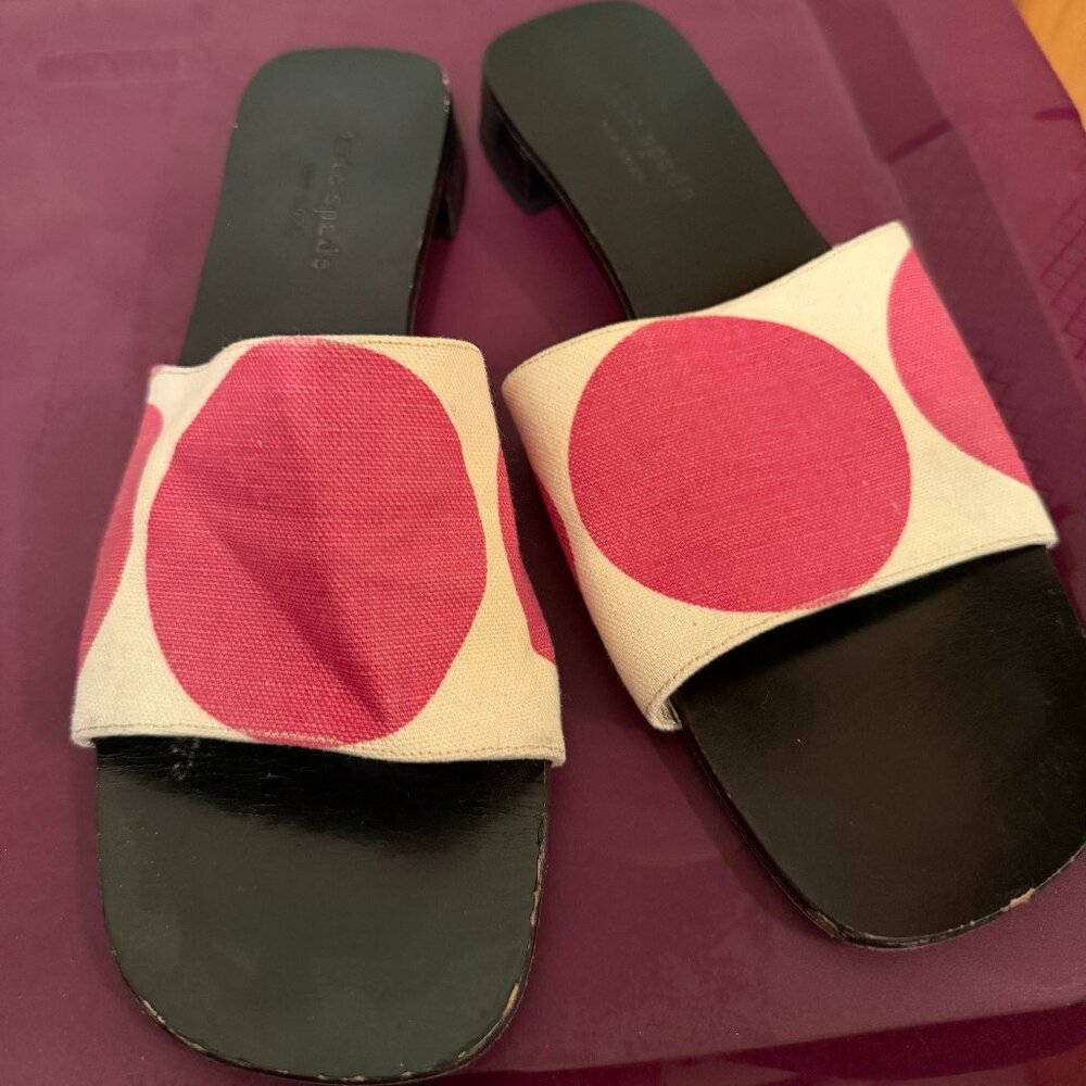 Kate Spade Polka Dot Slide Sandals